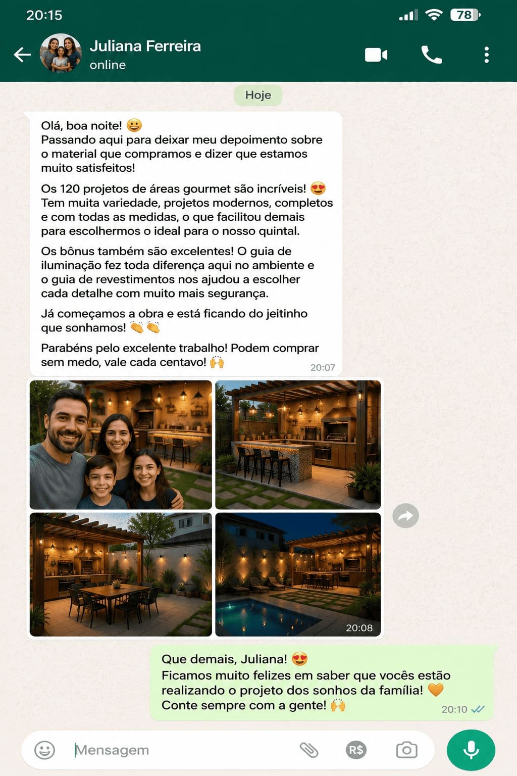 Avaliação de cliente 3