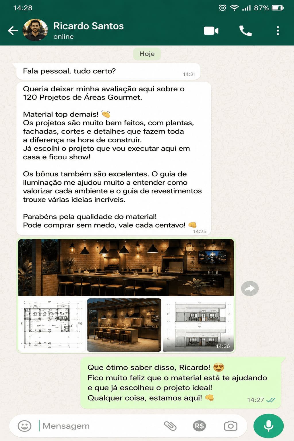 Avaliação de cliente 5